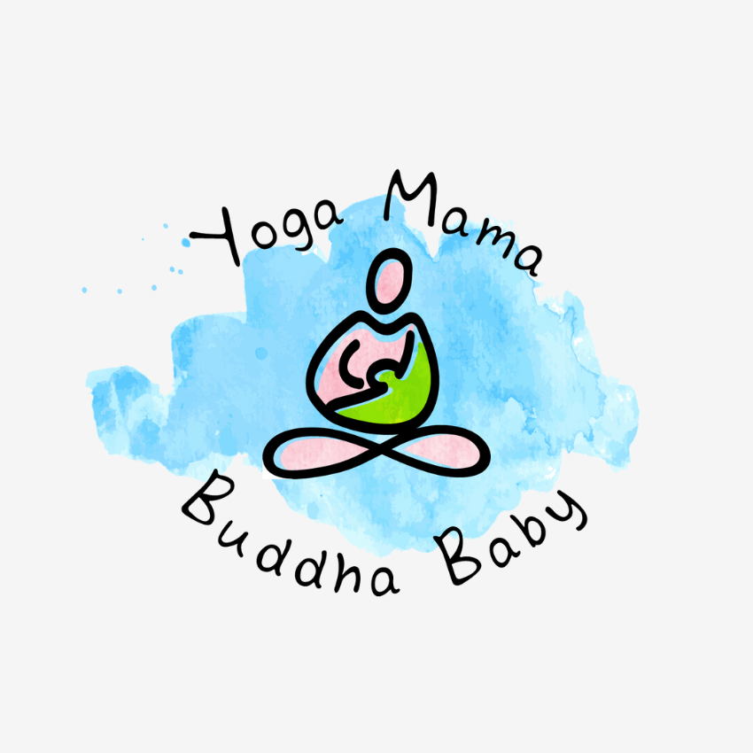 Yoga Mama Buddha Baby Logo